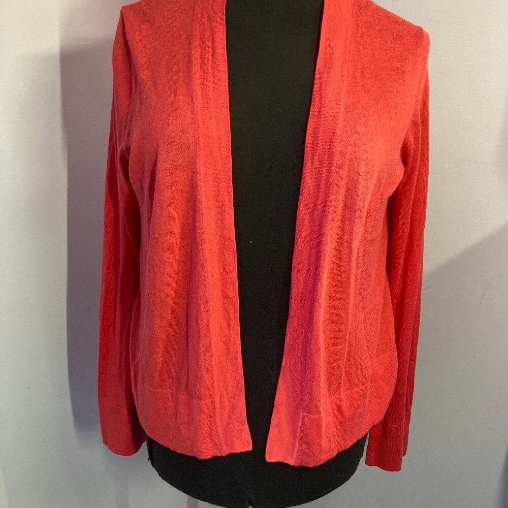 GAP Red Open-Front Lightweight Cardigan